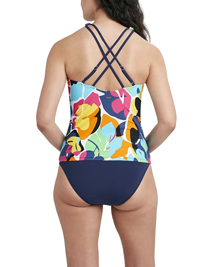 Nautica Jungle Hi Neck Tankini | Swimwear 3 Nautica Jungle Hi Neck Tankini | Swimwear - Image 3