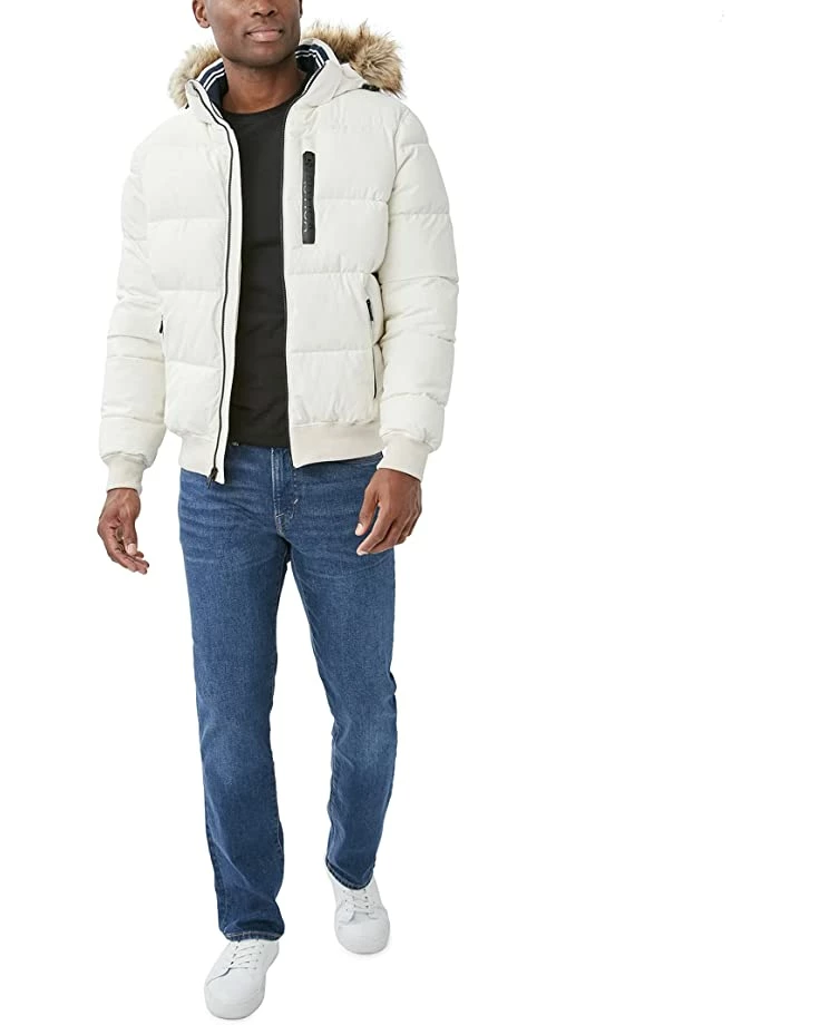 Nautica Men's Puffer Jacket with Removable Hood, Water and Wind Resistant | Coats & Outerwear 7 Nautica Men's Puffer Jacket with Removable Hood, Water and Wind Resistant | Coats & Outerwear - Image 7