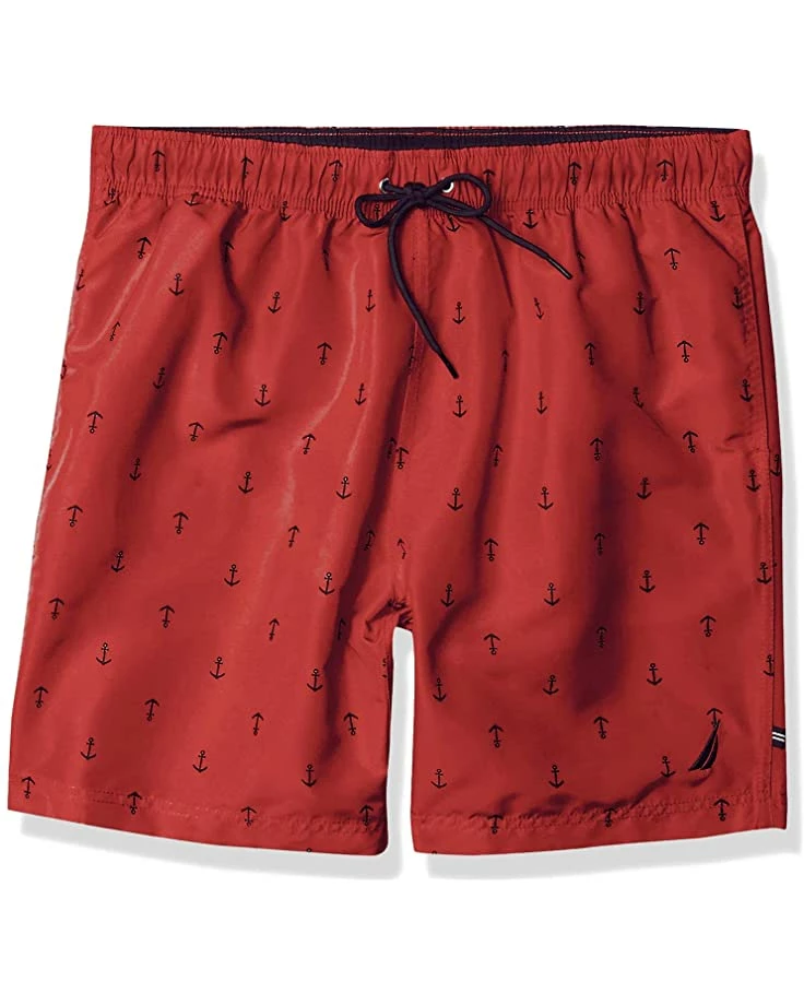 Nautica Men's Quick Dry All Over Classic Anchor Print Swim Trunk | Swimwear 3 Nautica Men's Quick Dry All Over Classic Anchor Print Swim Trunk | Swimwear - Image 3