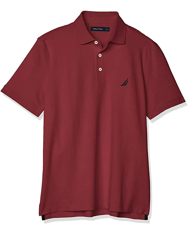 Nautica Men's Short Sleeve Solid Stretch Cotton Pique Polo Shirt | Shirts & Tops 2 Nautica Men's Short Sleeve Solid Stretch Cotton Pique Polo Shirt | Shirts & Tops - Image 2