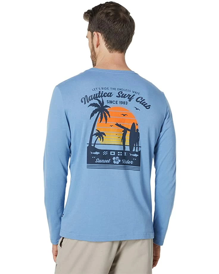 Nautica Sustainably Crafted Graphic Long Sleeve T-Shirt | Shirts & Tops 1 Nautica Sustainably Crafted Graphic Long Sleeve T-Shirt | Shirts & Tops