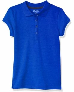 Nautica Girls' School Uniform Short Sleeve Pique Polo | Shirts & Tops -Nautica sales 2022 71Vbv2aZybL. AC SR736920