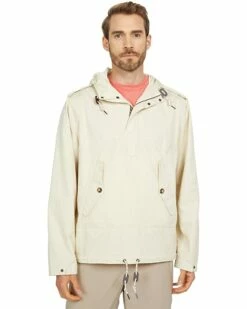 Nautica Pinstripe Hooded Anorak Jacket | Coats & Outerwear