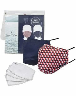 Nautica Goals 2 Face Masks 4 Carbon Filter Safety Kit with Wristlet Bag | Face Covers and Personal Protection 5 Nautica Goals 2 Face Masks 4 Carbon Filter Safety Kit with Wristlet Bag | Face Covers and Personal Protection -Nautica sales 2022 71Yv3r9c8qL. AC SR736920