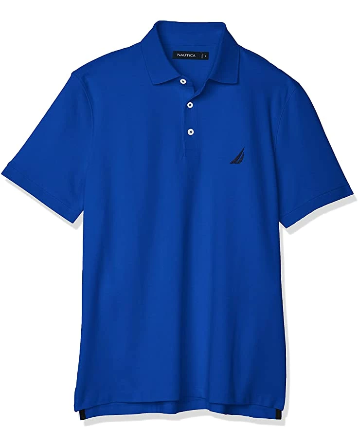 Nautica Men's Short Sleeve Solid Stretch Cotton Pique Polo Shirt | Shirts & Tops 4 Nautica Men's Short Sleeve Solid Stretch Cotton Pique Polo Shirt | Shirts & Tops - Image 4