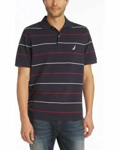Nautica Men's Classic Fit Short Sleeve 100% Cotton Pique Stripe Polo Shirt | Shirts & Tops -Nautica sales 2022 71dfyAqbesL. AC SR736920