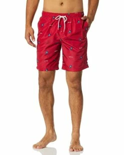 Men's Standard Quick Dry Nautical Print Series Swim Trunk | Swimwear