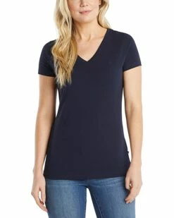 Nautica Women's Easy Comfort V-Neck Supersoft Stretch Cotton T-Shirt | Shirts & Tops -Nautica sales 2022 71fihOj1sQL. AC SR736920