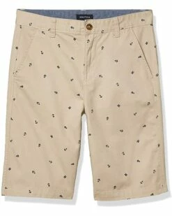 Nautica Boys' Flat Front Shorts