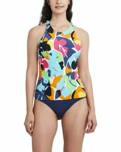 Nautica Jungle Hi Neck Tankini | Swimwear