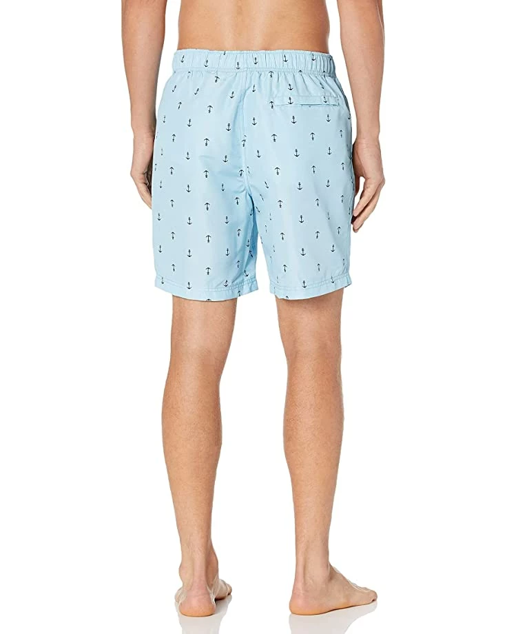Nautica Men's Quick Dry All Over Classic Anchor Print Swim Trunk | Swimwear 2 Nautica Men's Quick Dry All Over Classic Anchor Print Swim Trunk | Swimwear - Image 2