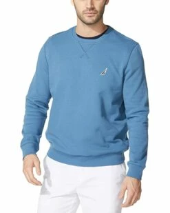 Nautica Men's Basic Crew Neck Fleece Sweatshirt | Hoodies & Sweatshirts