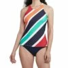 Nautica Yacht Stripe Hi Neck Tankini | Swimwear