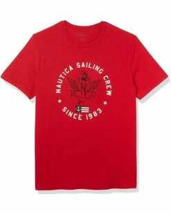 Nautica Men's 100% Cotton with Logo Graphic-tee-Shirt | Shirts & Tops -Nautica sales 2022 71poUe7QYL. AC SR736920