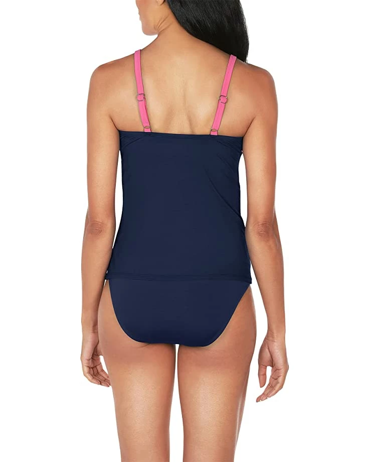 Nautica Squared Away High Neck Tankini | Swimwear 2 Nautica Squared Away High Neck Tankini | Swimwear - Image 2