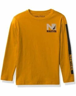 Nautica Boys' Long Sleeve Raglan Baseball T-Shirt | Shirts & Tops
