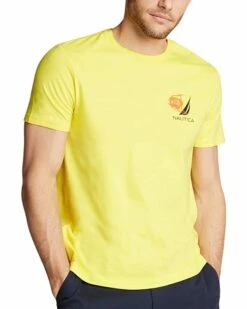 Nautica Men's Short Sleeve 100% Cotton Fish Print Series Graphic Tee Shirt | Shirts & Tops -Nautica sales 2022 71t42PBI2uL. AC SR736920