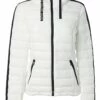 Nautica Women's Short Hooded Packable with Logo Taping on Arm | Coats & Outerwear