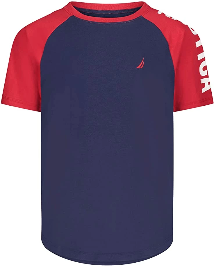 Nautica Boys' Short Sleeve Colorblock T-Shirt | Shirts & Tops 4 Nautica Boys' Short Sleeve Colorblock T-Shirt | Shirts & Tops - Image 4