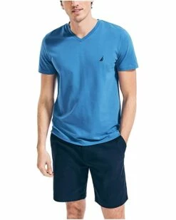 Nautica Men's J-Class Logo V-Neck T-Shirt | Shirts & Tops -Nautica sales 2022 71wX1SH87SL. AC SR736920
