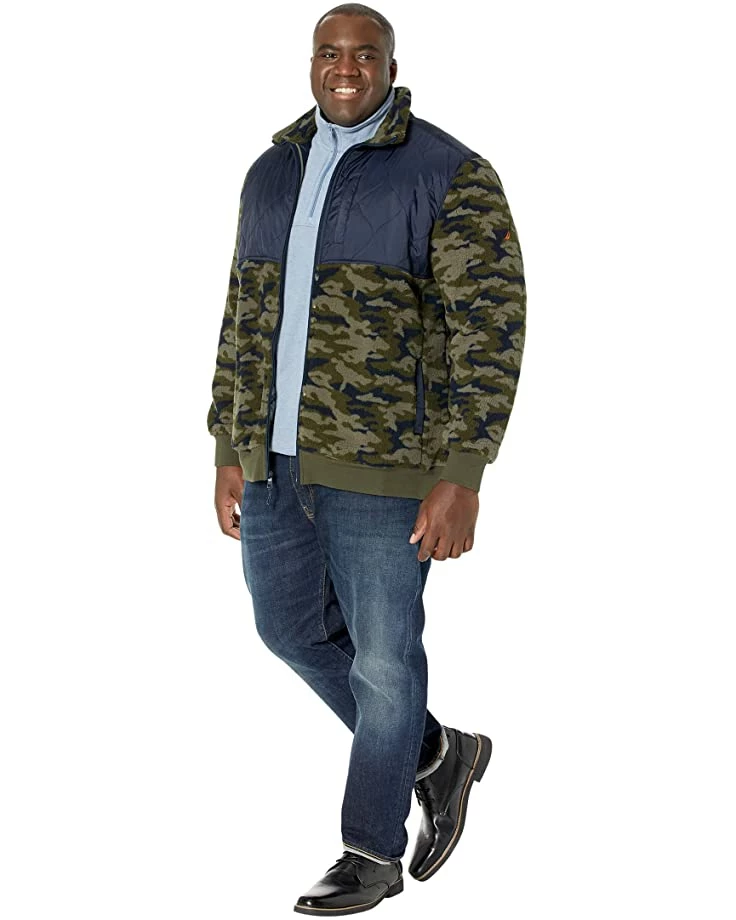 Nautica Big & Tall Big & Tall Quilted Camouflage Sherpa Fleece | Coats & Outerwear 4 Nautica Big & Tall Big & Tall Quilted Camouflage Sherpa Fleece | Coats & Outerwear - Image 4