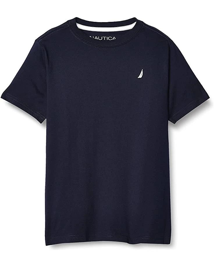 Nautica Boys' Short Sleeve Solid Crew Neck T-Shirt | Shirts & Tops 3 Nautica Boys' Short Sleeve Solid Crew Neck T-Shirt | Shirts & Tops - Image 3