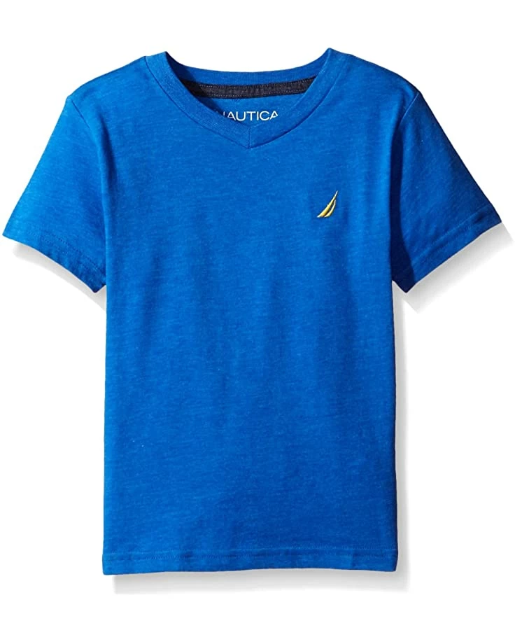 Nautica Boys' Short Sleeve Solid V-Neck T-Shirt | Shirts & Tops 1 Nautica Boys' Short Sleeve Solid V-Neck T-Shirt | Shirts & Tops