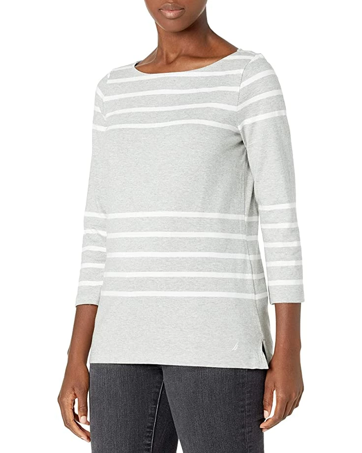 Nautica Women's Boatneck 3/4 Sleeve 100% Cotton Shirt | Shirts & Tops 8 Nautica Women's Boatneck 3/4 Sleeve 100% Cotton Shirt | Shirts & Tops - Image 8
