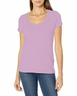 Nautica Women's Easy Comfort Scoop Neck Supersoft 100% Cotton Solid T-Shirt | Shirts & Tops -Nautica sales 2022 81 Bqu0RAjL. AC SR736920