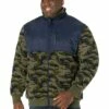 Nautica Big & Tall Big & Tall Quilted Camouflage Sherpa Fleece | Coats & Outerwear