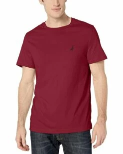 Nautica Men's Short Sleeve Solid Crew Neck T-Shirt | Shirts & Tops