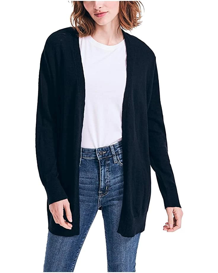 Nautica Women's Soft Open Front Long Cardigan | Sweaters 4 Nautica Women's Soft Open Front Long Cardigan | Sweaters - Image 4