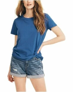Nautica Women's Classic Fit Side Knot Top | Shirts & Tops -Nautica sales 2022 814CQQMLpL. AC SR736920