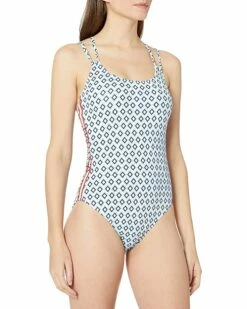 Nautica Women's Standard Double Cross Back Shirred Front One Piece | Swimwear -Nautica sales 2022 815KJdkRCUL. AC SR736920