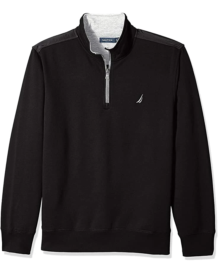 Nautica Men's 1/4 Zip Pieced Fleece Sweatshirt | Hoodies & Sweatshirts 8 Nautica Men's 1/4 Zip Pieced Fleece Sweatshirt | Hoodies & Sweatshirts - Image 8