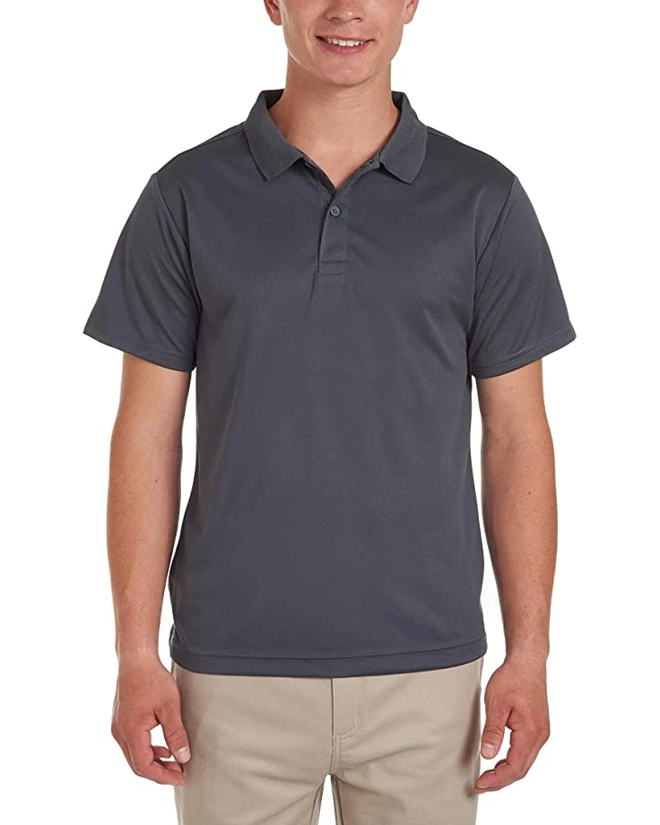Nautica Young Men's Uniform Short Sleeve Performance Polo | Shirts & Tops 3 Nautica Young Men's Uniform Short Sleeve Performance Polo | Shirts & Tops - Image 3