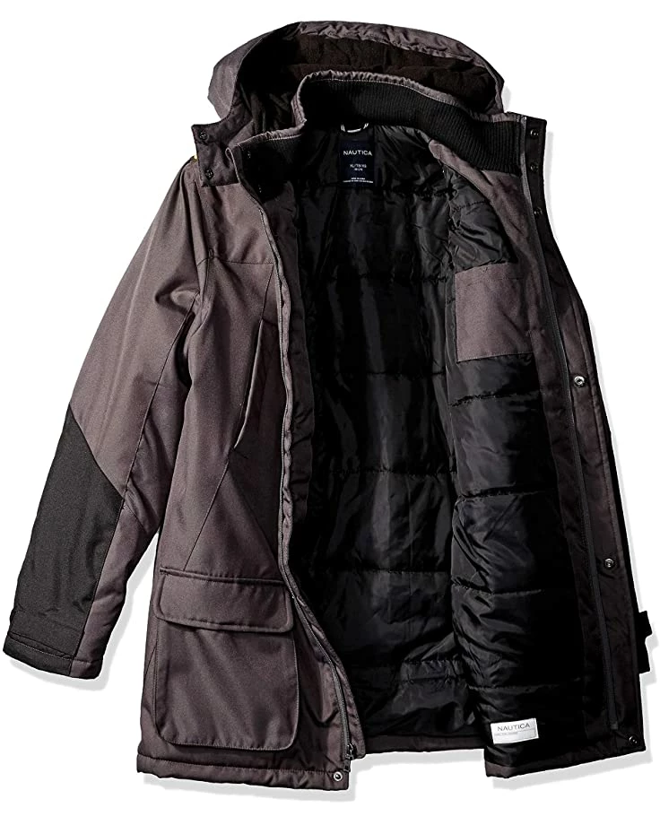 Nautica Boys' Heavyweight Ballistic Snorkel Jacket | Coats & Outerwear 2 Nautica Boys' Heavyweight Ballistic Snorkel Jacket | Coats & Outerwear - Image 2