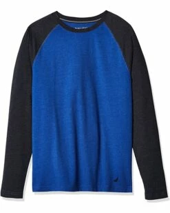 Nautica Men's Long Sleeve Crew Neck Soft Sleep Tee | Shirts & Tops