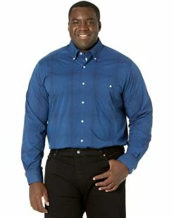 Nautica Big & Tall Big & Tall Navtech Plaid Shirt | Shirts & Tops