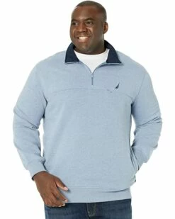 Nautica Big & Tall Big & Tall J-Class 1/4 Zip Fleece | Coats & Outerwear -Nautica sales 2022 81KWMjhDCZL. AC SR736920