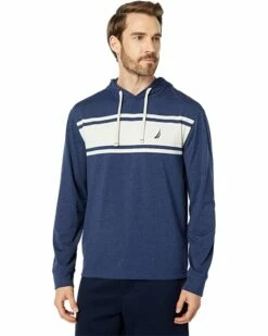 Nautica Chest Stripe Pullover Hoodie | Hoodies & Sweatshirts