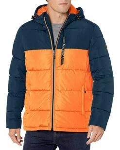Nautica Men's Hooded Parka Jacket, Water and Wind Resistant | Coats & Outerwear