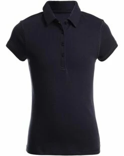 Nautica Girls' School Uniform Sensory-Friendly Short Sleeve Polo | Shirts & Tops