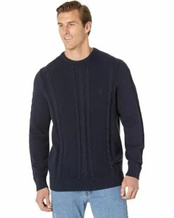 Nautica Big & Tall Big & Tall Cable-Knit Sweater | Sweaters