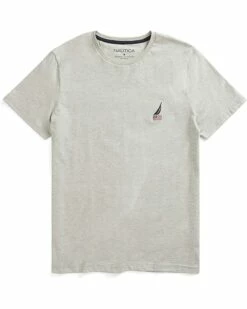 Nautica Men's 100% Cotton with Logo Graphic-tee-Shirt | Shirts & Tops