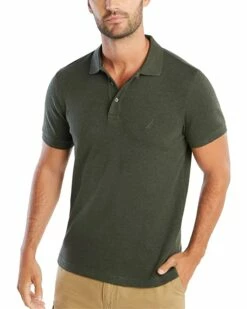 Nautica Men's Slim Fit Short Sleeve Solid Soft Cotton Polo Shirt | Shirts & Tops -Nautica sales 2022 81TTtMg0tQL. AC SR736920