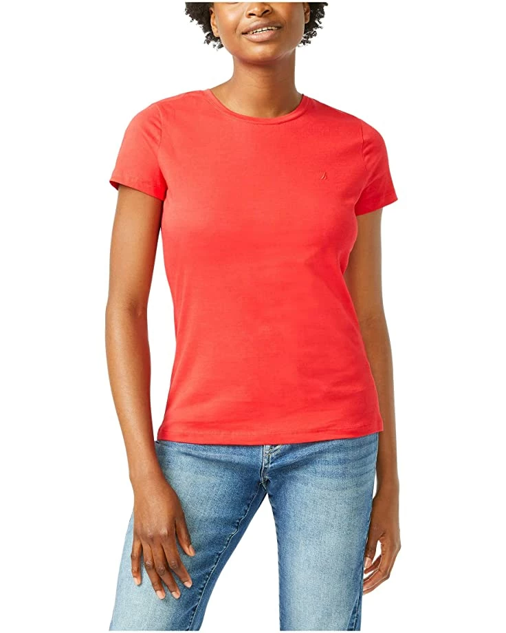 Nautica Women's Classic Fit Crew-Neck J-Class T-Shirt | Shirts & Tops 1 Nautica Women's Classic Fit Crew-Neck J-Class T-Shirt | Shirts & Tops