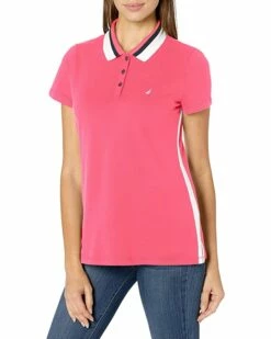 Nautica Women's Stretch Cotton Polo Shirt | Shirts & Tops