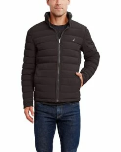Nautica Men's Stretch Reversible Midweight Puffer Jacket, Wind and Water Resistant | Coats & Outerwear -Nautica sales 2022 81Zd2jz9AL. AC SR736920
