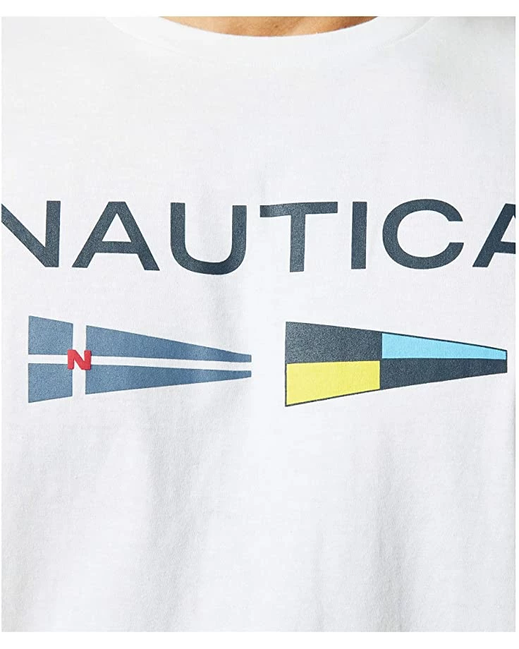 Nautica Men's Sustainably Crafted Logo Signal Flag Graphic T-Shirt | Shirts & Tops 3 Nautica Men's Sustainably Crafted Logo Signal Flag Graphic T-Shirt | Shirts & Tops - Image 3